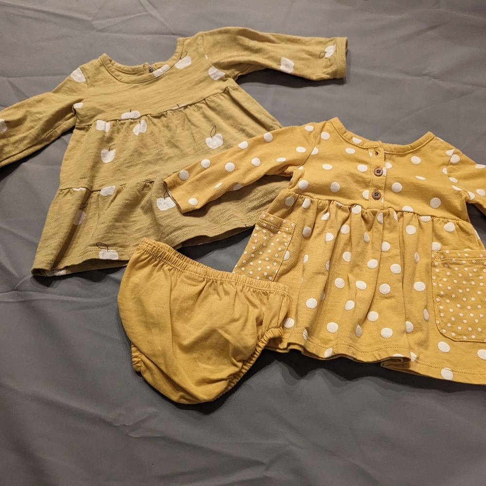 Yellow Dresses Baby Bundle - Little Co & Carter's